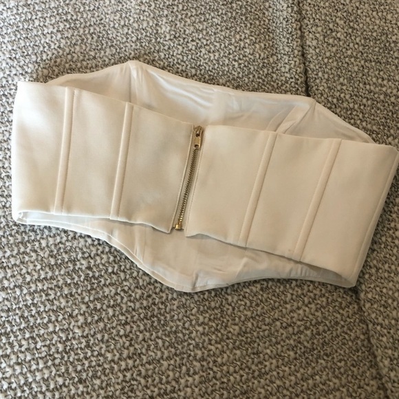 Oh polly white corset crop top - Picture 3 of 5